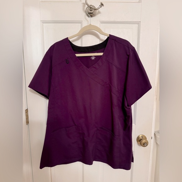 ScrubStar premium scrub wear XXL eggplant like new - Picture 1 of 7